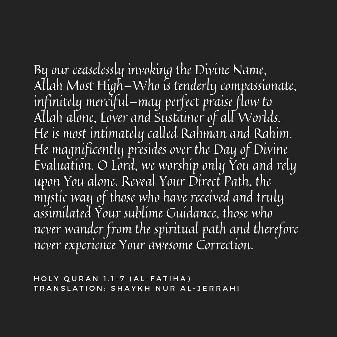 Selections of Holy Quran - Juz 1 Three Days of Prayer - Shaykh Nur al ...